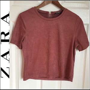 Zara Trafaluc short sleeve top